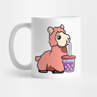 Boba Llama Mug